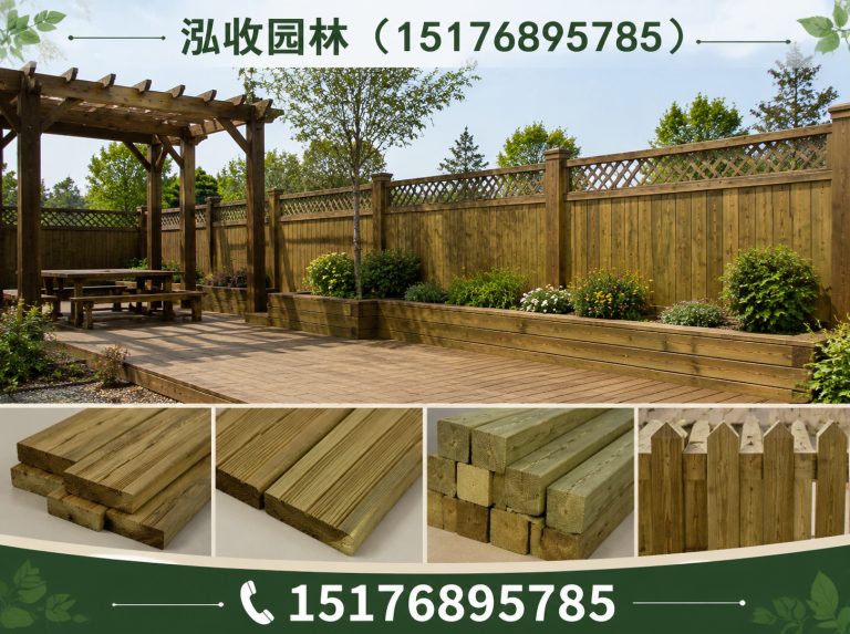 朝阳防腐木展示图